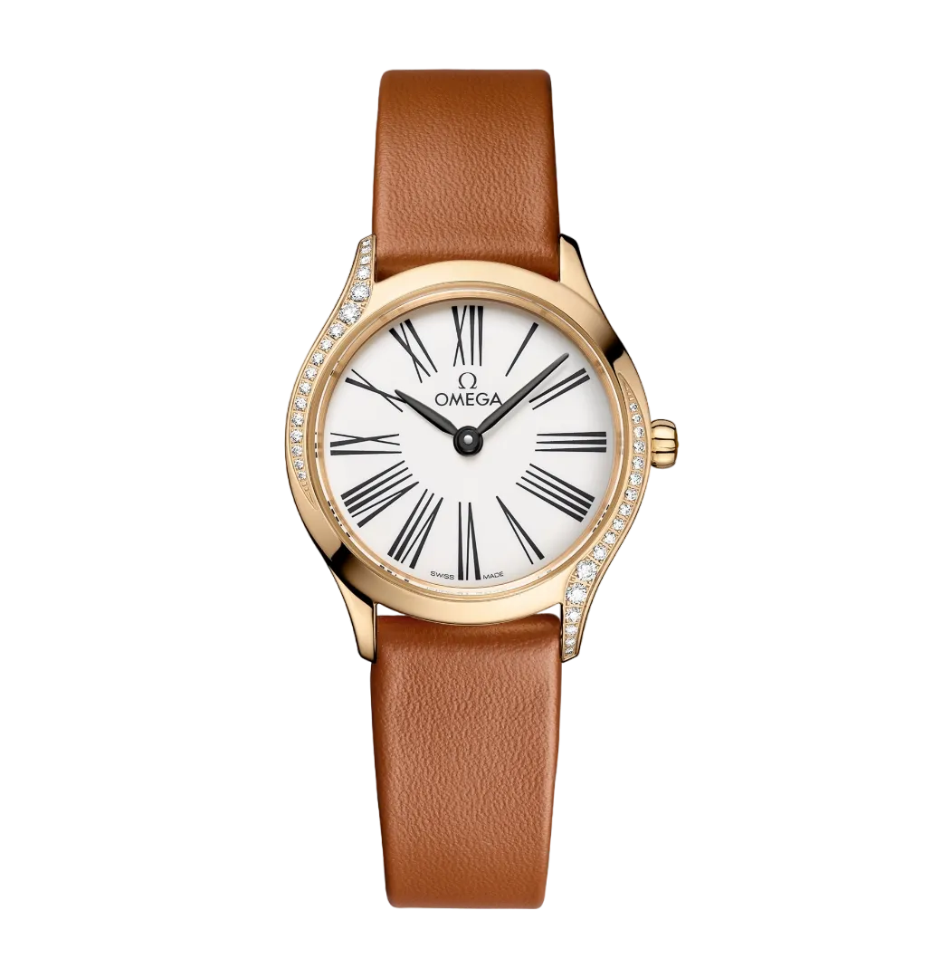 Omega De ville Mini Trésor 18K Moonshine™ Gold & Diamonds Lady's Watch