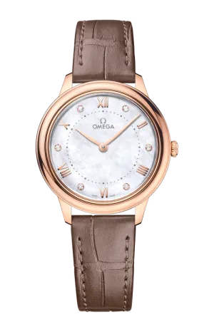Omega De ville Prestige 18K Sedna™ Gold Lady's Watch