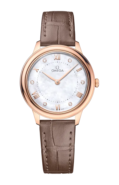 Omega De ville Prestige 18K Sedna™ Gold Lady's Watch