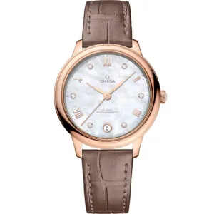 Omega De ville Prestige 18K Sedna™Gold Lady's Watch