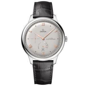 Omega De Ville Prestige Power Reserve 41mm Grey Dial Gents Automatic Watch 43413412106001