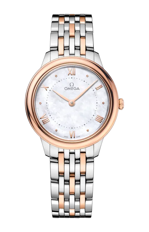 Omega De ville Prestige Stainless steel & 18K Sedna™ Gold Lady's Watch