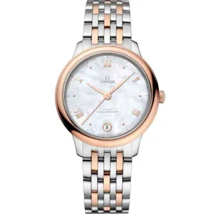Omega De ville Prestige Stainless steel & 18K Sedna™Gold Lady's Watch