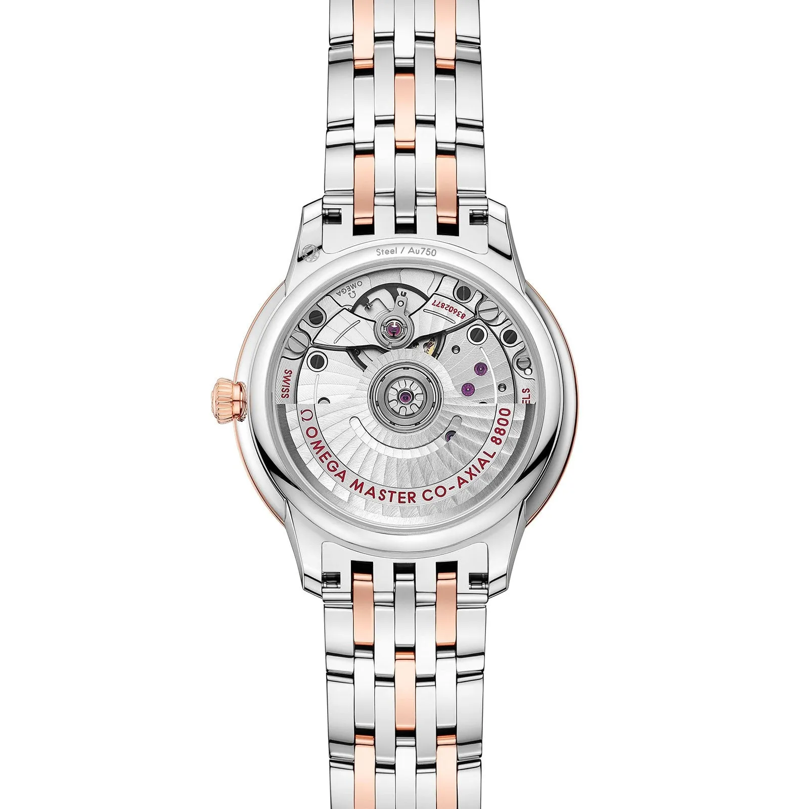 Omega De ville Prestige Stainless steel & 18K Sedna™Gold Lady's Watch