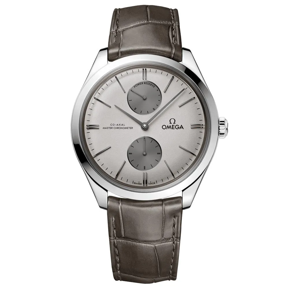 OMEGA De Ville Tresor Power Reserve 40mm Silver Dial Gents Manual Wound Watch 43513402206001