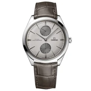 OMEGA De Ville Tresor Power Reserve 40mm Silver Dial Gents Manual Wound Watch 43513402206001