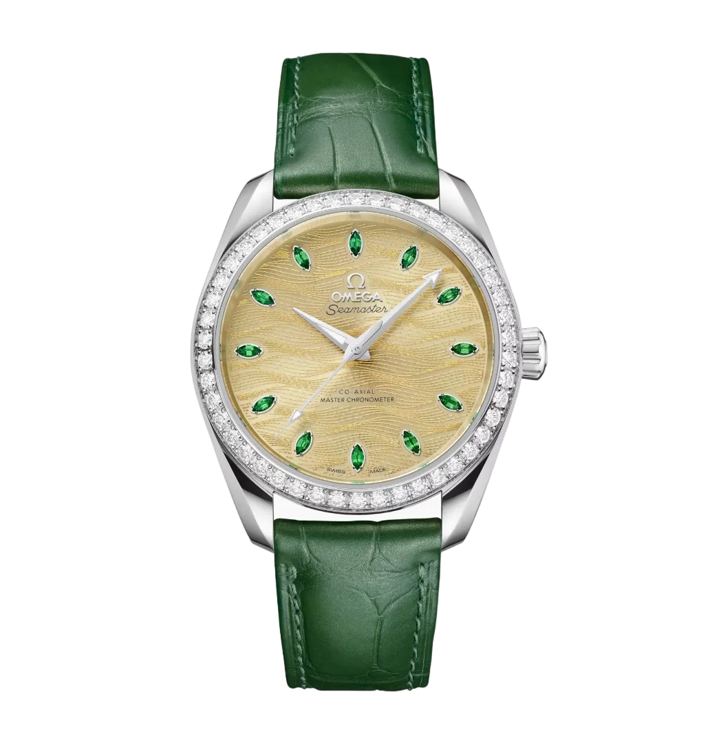 Omega Seamaster Aqua Terra 18K Canopus Gold™ & Diamonds Unisex Watch