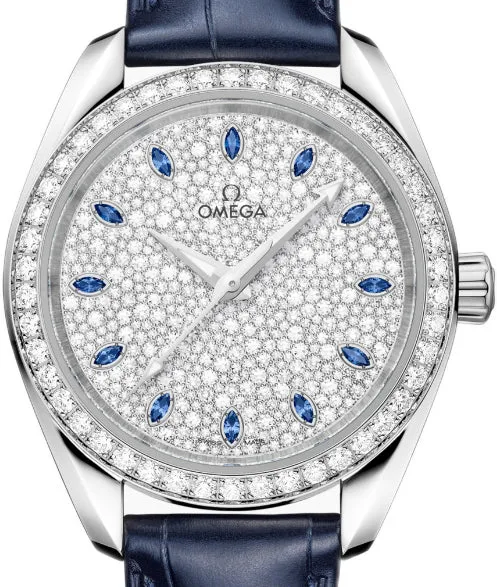 Omega Seamaster Aqua Terra 18K Canopus Gold™& Diamonds Lady's Watch