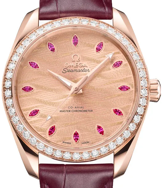 Omega Seamaster Aqua Terra Chronometer 18K Sedna™ gold & Diamonds Unisex Watch