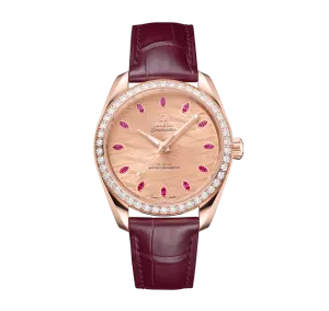 Omega Seamaster Aqua Terra Chronometer 18K Sedna™ gold & Diamonds Unisex Watch