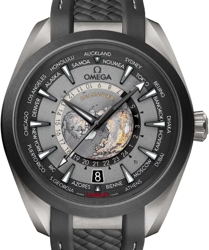 Omega Seamaster Aqua Terra GMT Chronometer Titanium Men's Watch