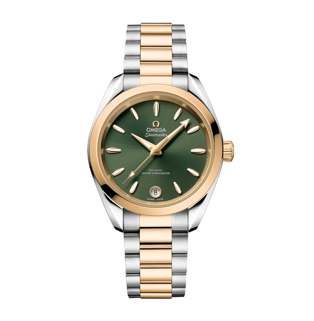 Omega Seamaster Aqua Terra Stainless steel & 18K Moonshine™ gold Lady's Watch