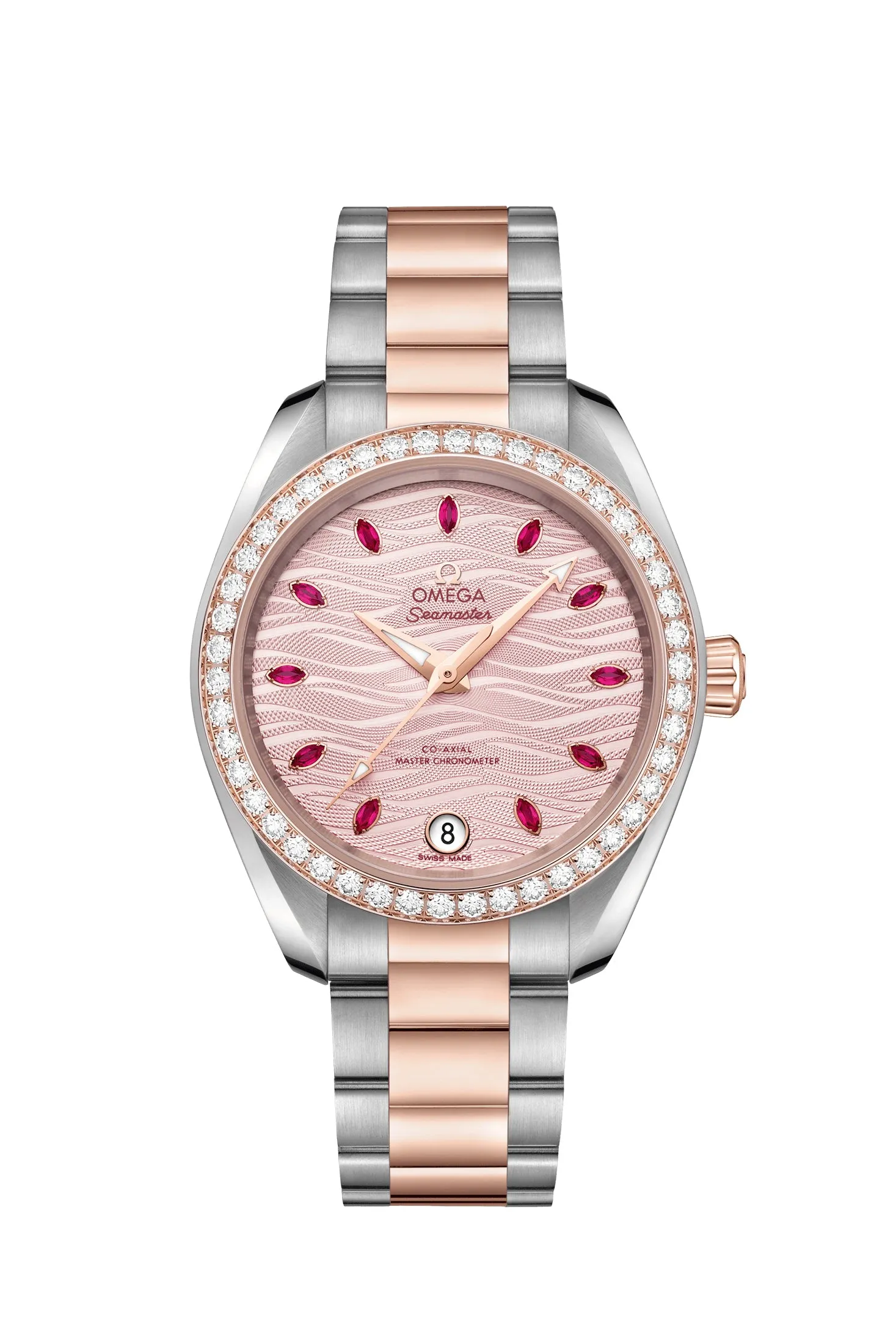 Omega Seamaster Aqua Terra Stainless steel & 18K Sedna™ gold & Diamonds Lady's Watch
