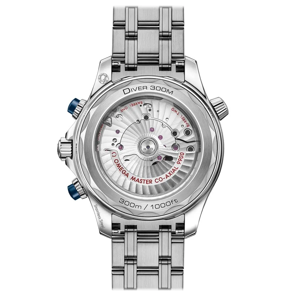 OMEGA Seamaster Diver 300M 44mm Grey Dial Automatic Chronograph Gents Watch 21030445106001
