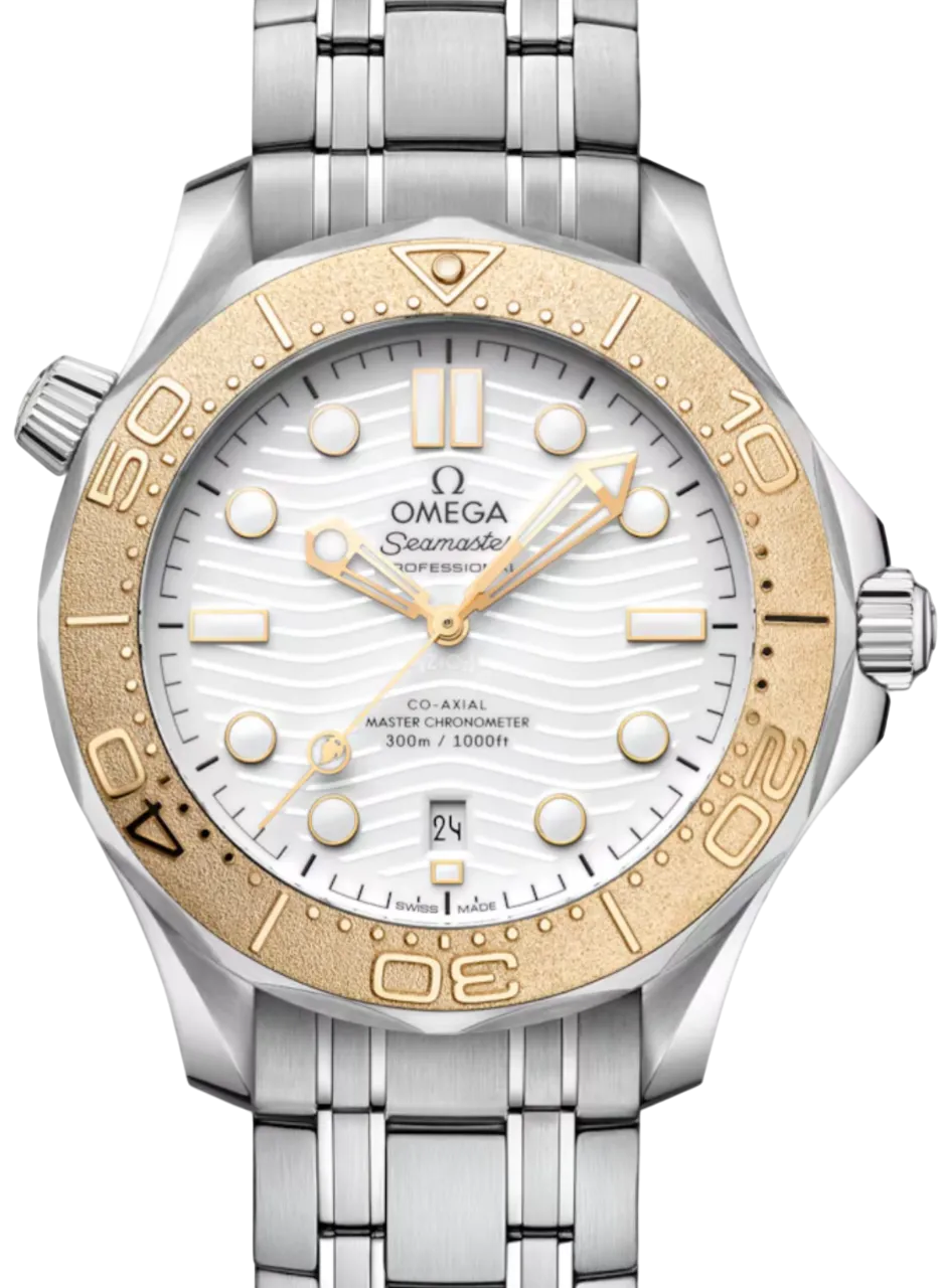 Omega Seamaster Diver Stainless steel & 18K Moonshine™ Gold Men's Watch