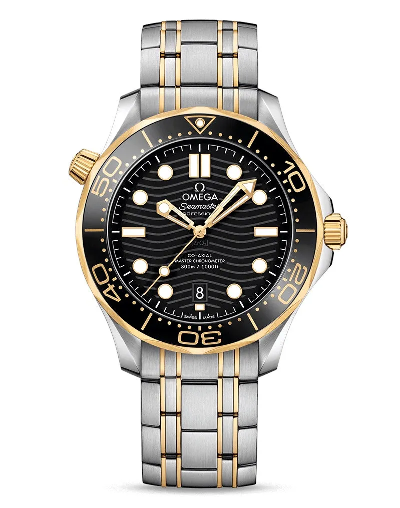 Omega Seamaster Diver Stainless steel & 18K Yellow Gold Men's Watch