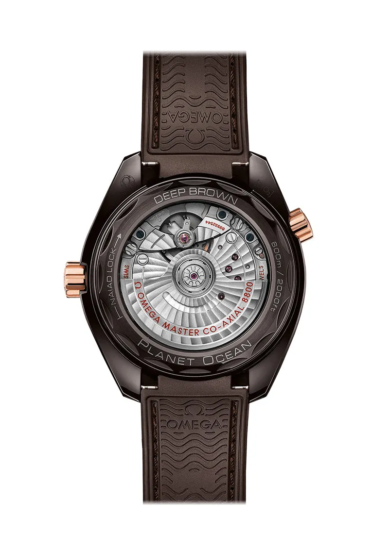Omega Seamaster Planet Ocean Co‑Axial Master Chronometer Brown eramic & 18K Sedna™ gold Men's Watch