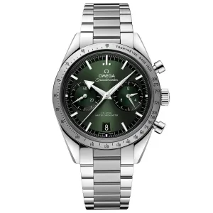 OMEGA Speedmaster '57 Chronograph 40.5mm Green Dial Manual Wound Gents Watch 33210415110001
