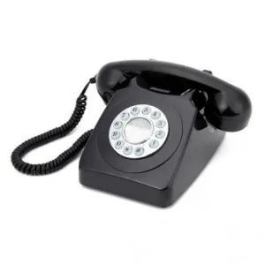 [OPEN BOX] GPO 746 Hotel Phone Push - Black