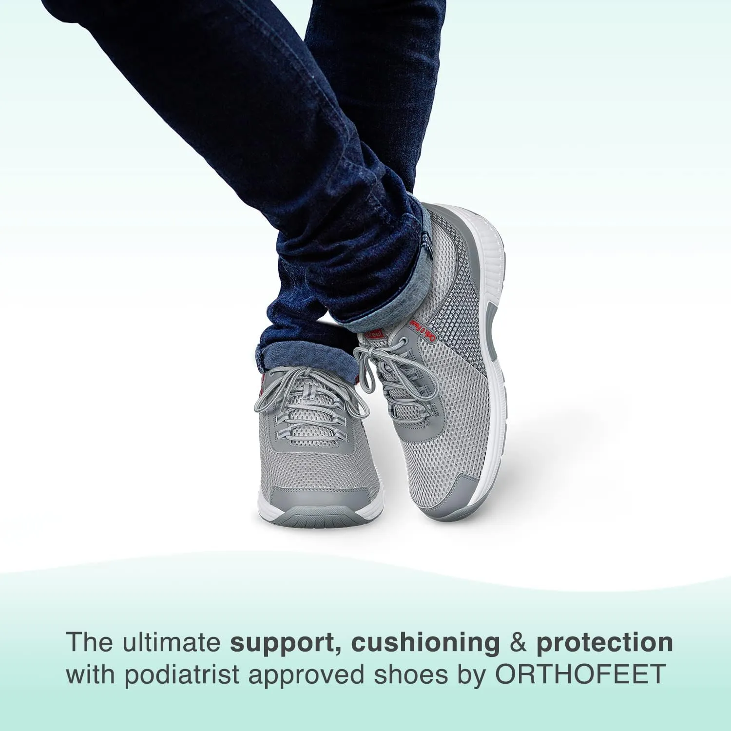 Orthofeet Men's Orthopedic Knit Edgewater Sneakers