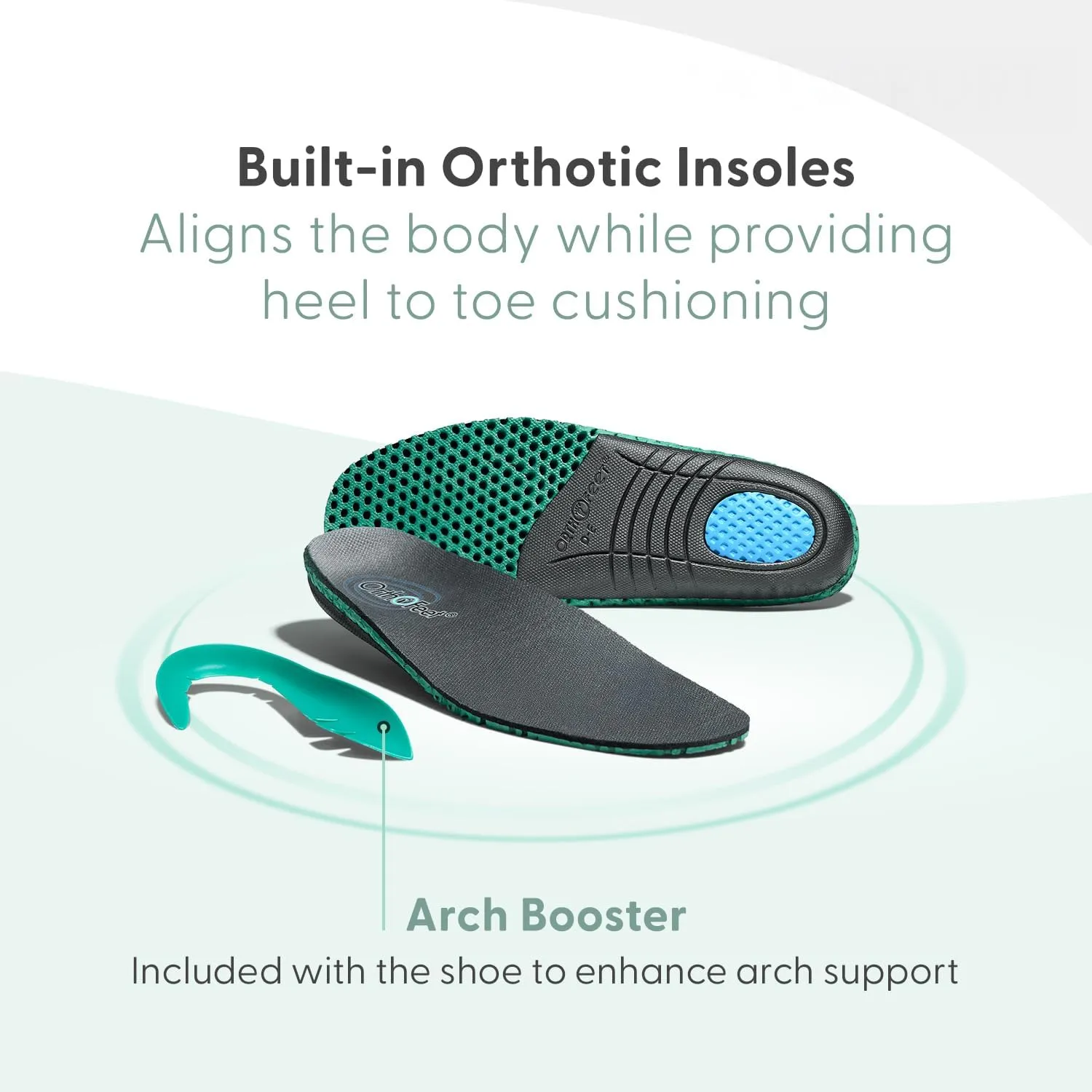 Orthofeet Men's Orthopedic Race Running Shoe for Foot Pain Relief