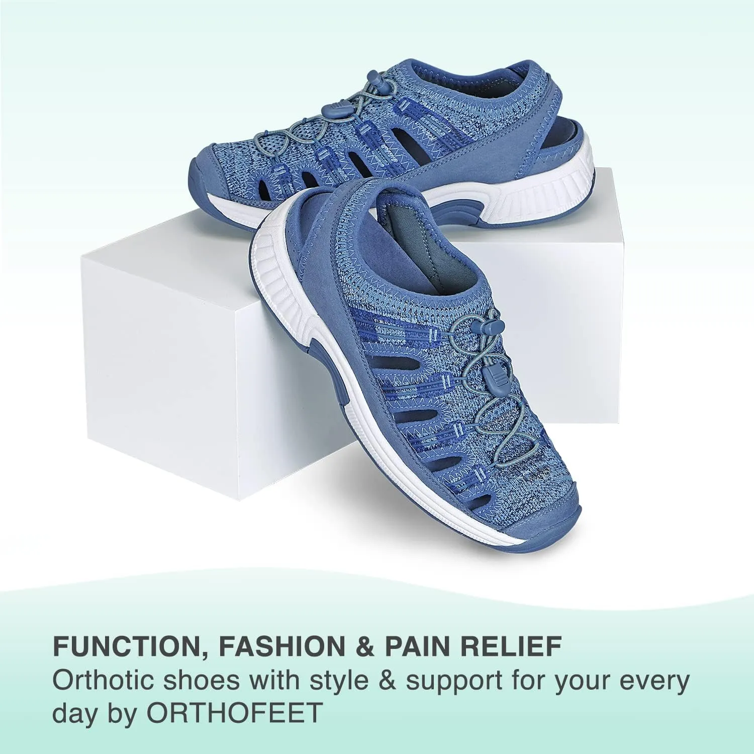 Orthofeet Women's Orthopedic Knit Laguna Sandals