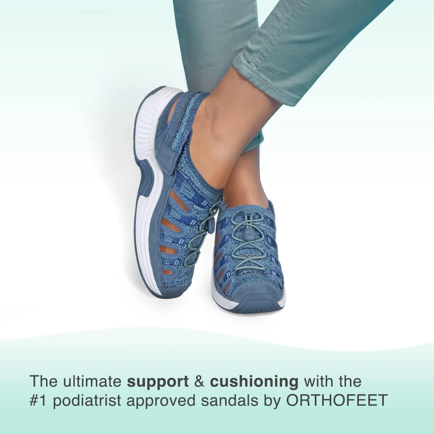Orthofeet Women's Orthopedic Knit Laguna Sandals