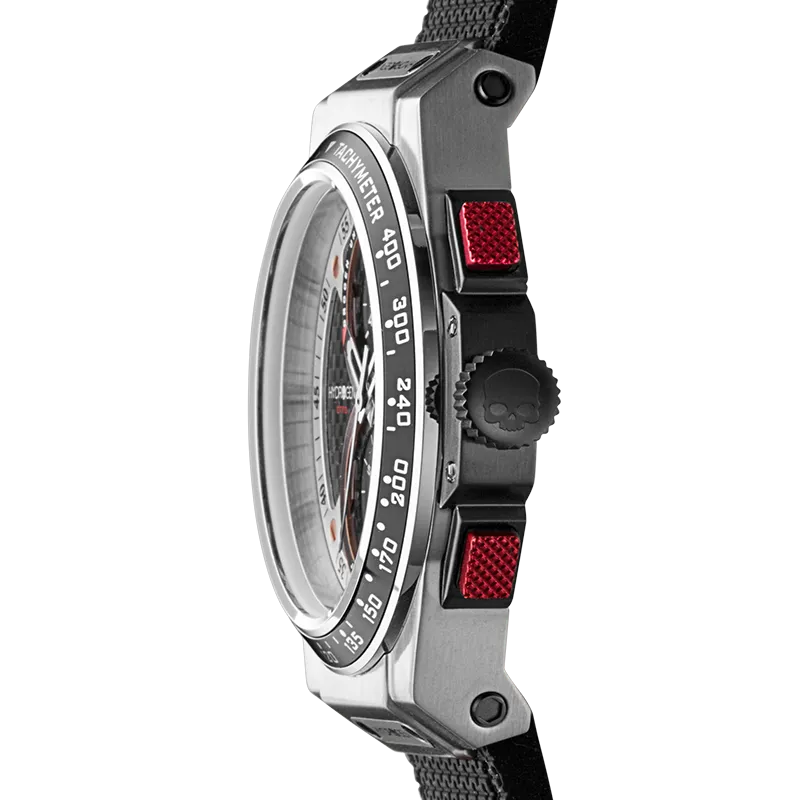 Otto Black Carbon Sport Chronograph Timepiece