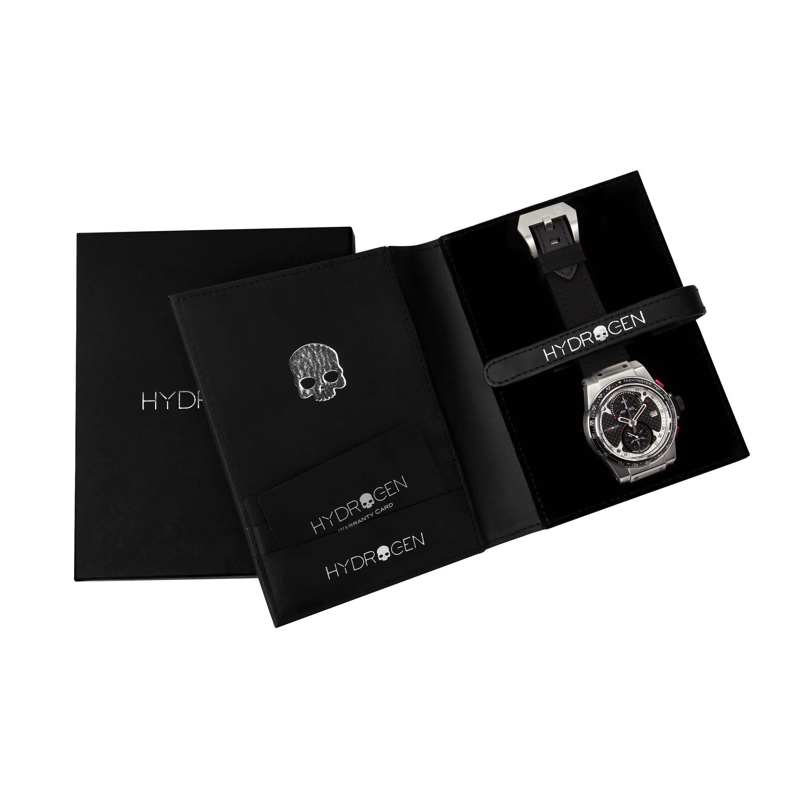 Otto Black Carbon Sport Chronograph Timepiece
