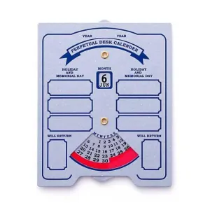 Penco Perpetual Dial Desk Calender