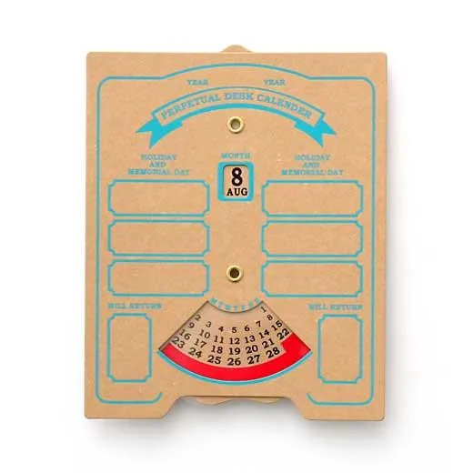 Penco Perpetual Dial Desk Calender
