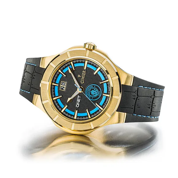 Qnetcity Automatic Watch - Gold Cimier man watch CM2005