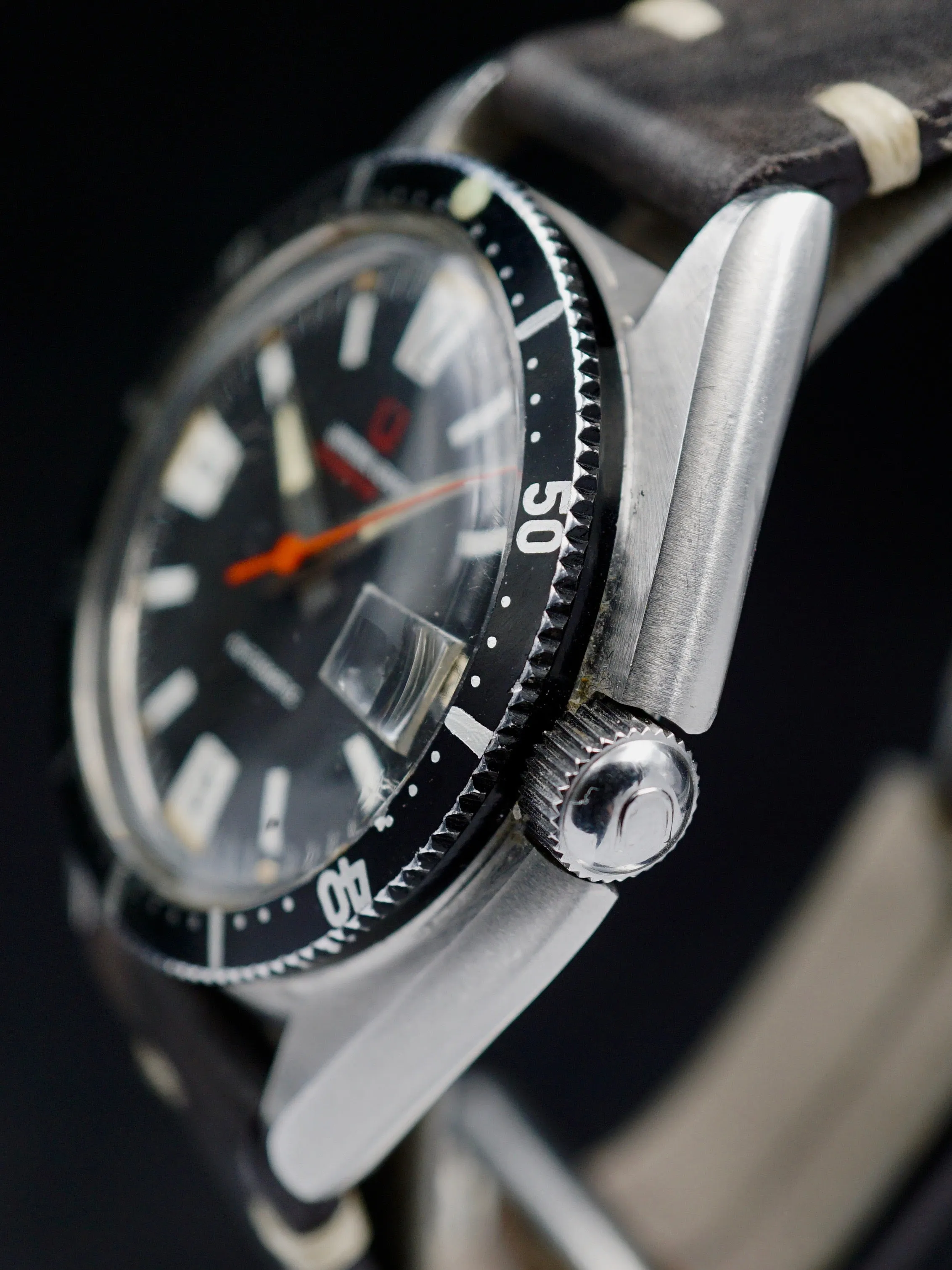 Rare 1966 Universal Geneve Polerouter Sub (Ref. 869116/01) "Mk. 1 Dial"