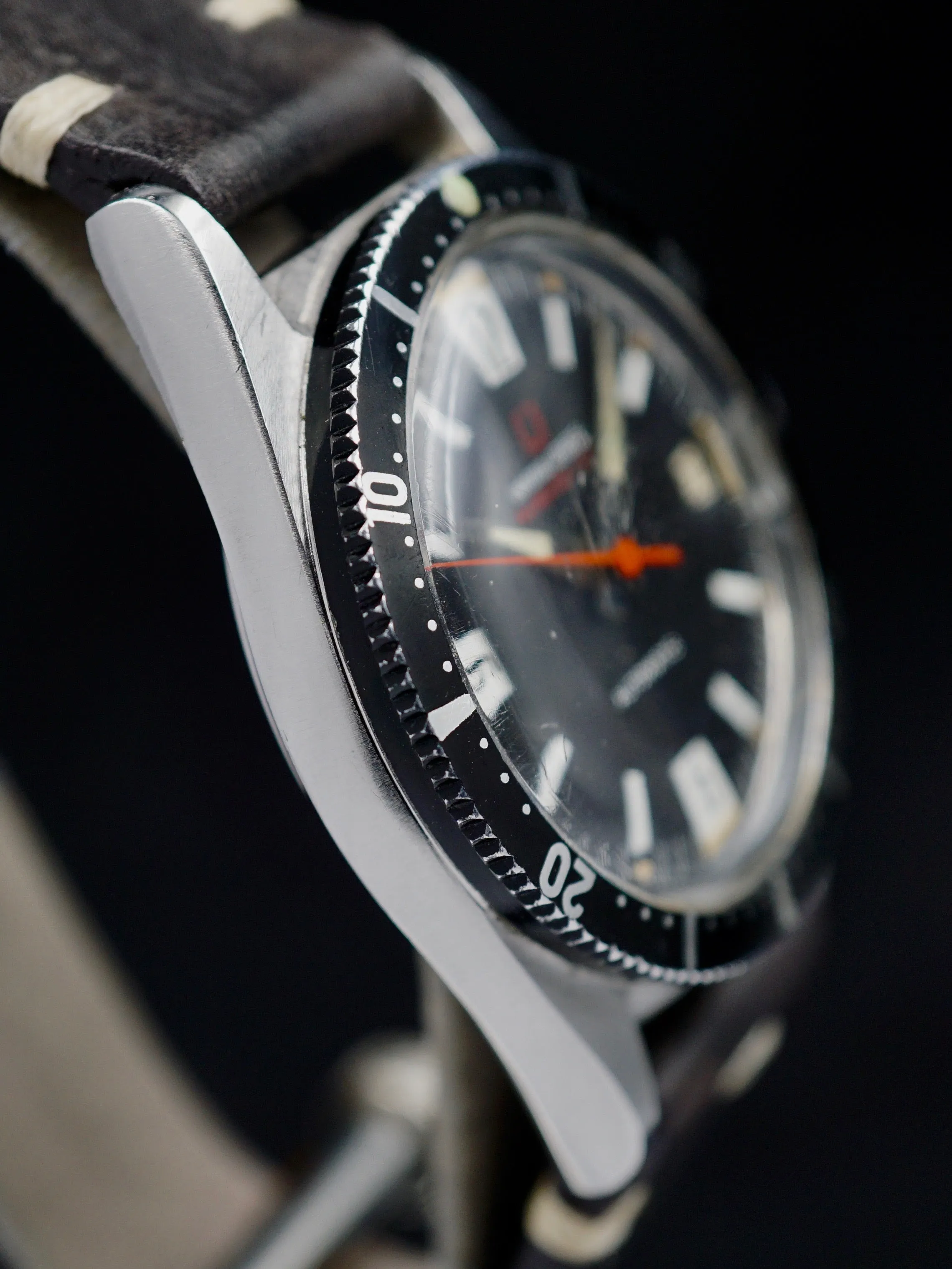 Rare 1966 Universal Geneve Polerouter Sub (Ref. 869116/01) "Mk. 1 Dial"