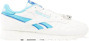 Reebok Women's Classic Vegan Trainers, Chalk Bolcya Kinblu, 4.5 Women