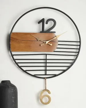 Ring Master Iron Wall Clock | 12 x 12 inches
