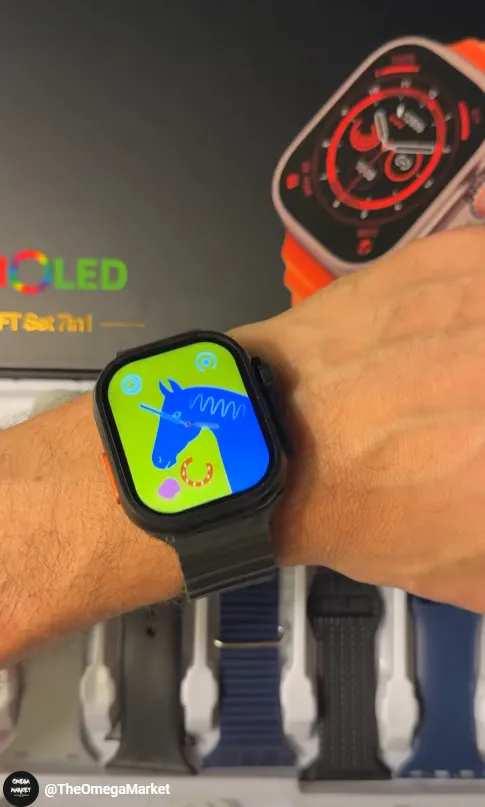 S9 Ultra 2 49mm Smart Watch With  7 in 1 Band Kit