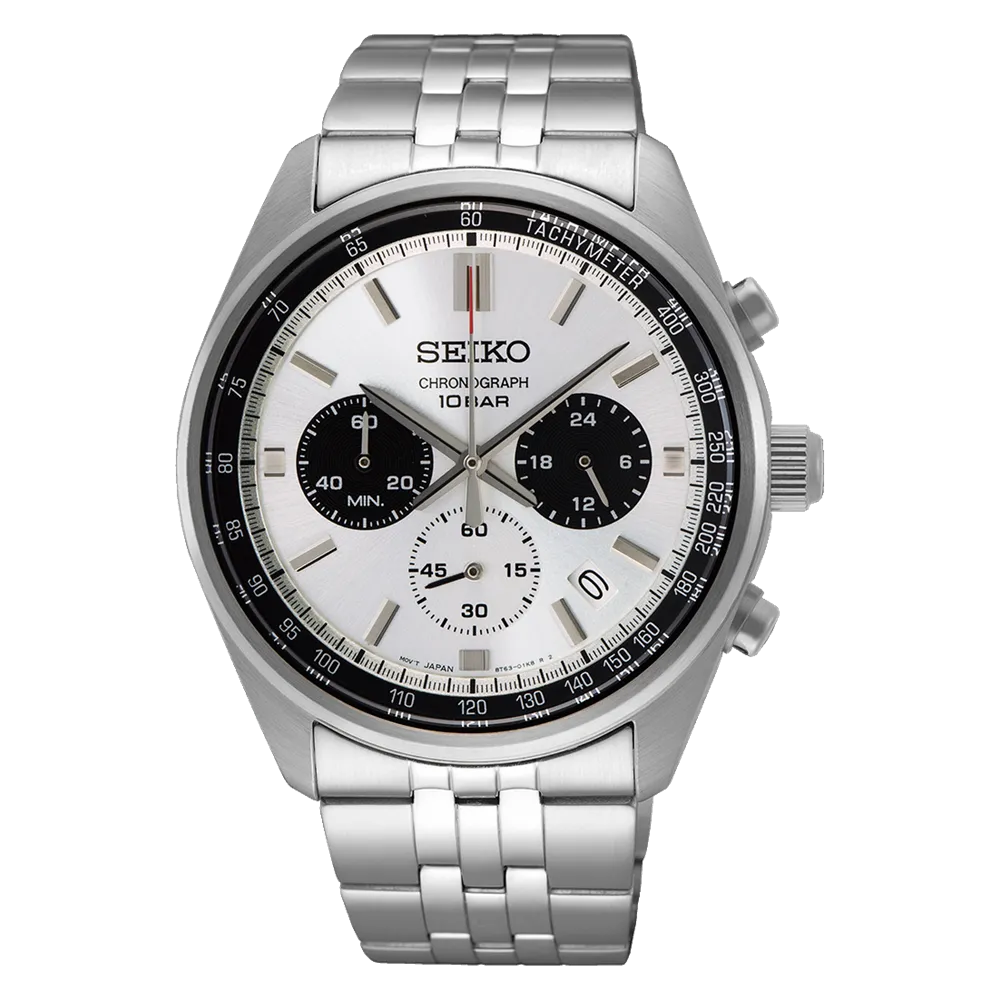 Seiko Chronograph Men's Silver Watch SSB425P
