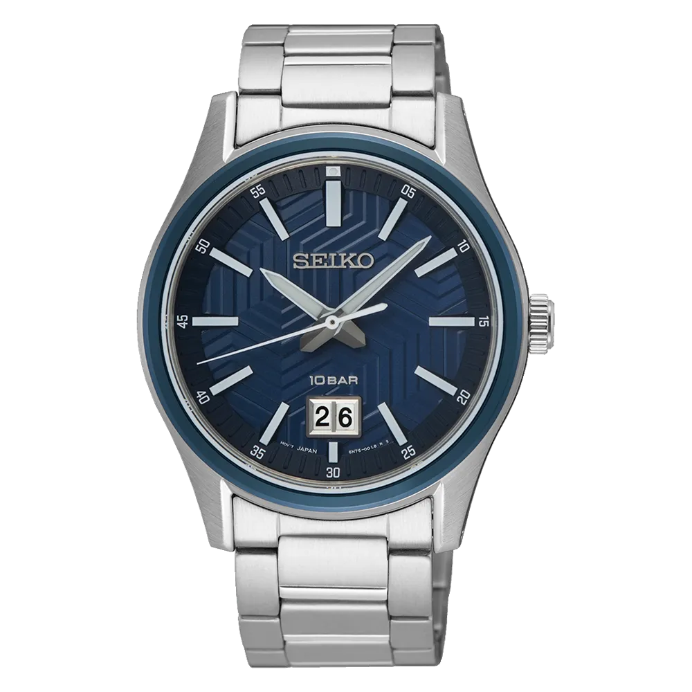Seiko Daywear Blue Dial Men's Watch SUR559