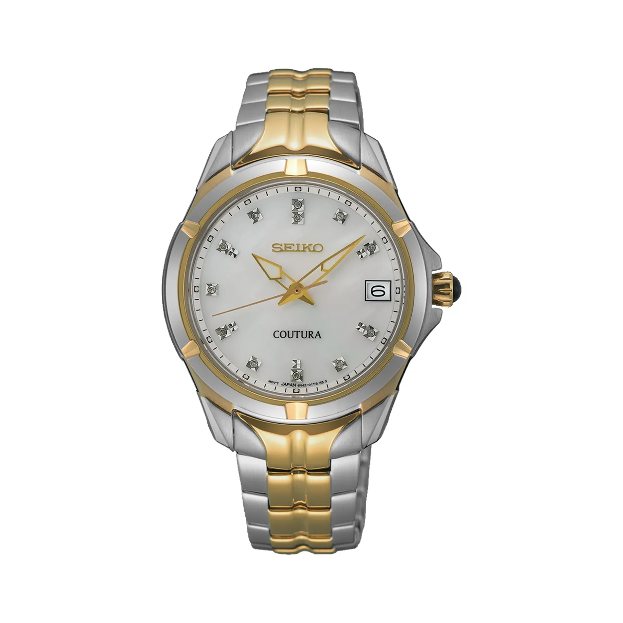 Seiko - SUR594P Ladies Diamond Set Two-Tone Coutura Watch