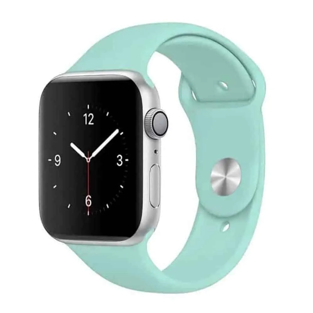 Silicone Strap for 42/44/45/49mm Apple Watch (S/M) - White