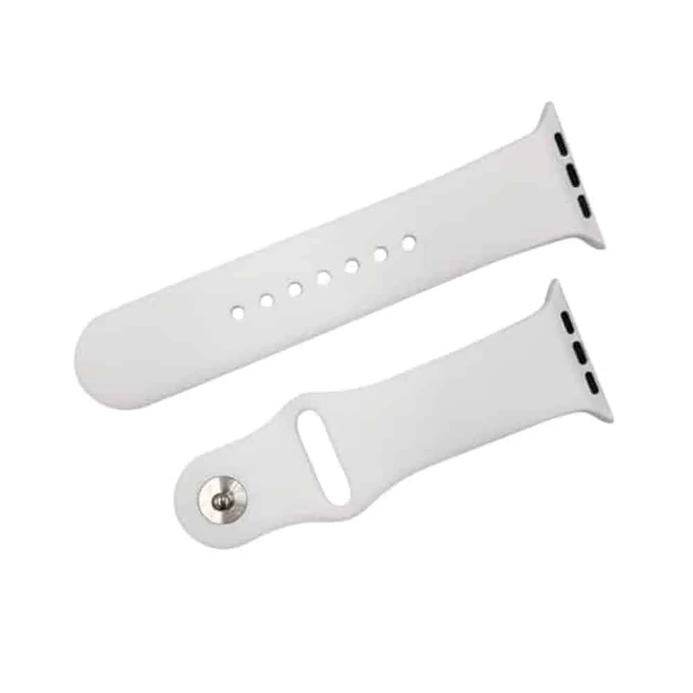Silicone Strap for 42/44/45/49mm Apple Watch (S/M) - White