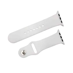 Silicone Strap for 42/44/45/49mm Apple Watch (S/M) - White