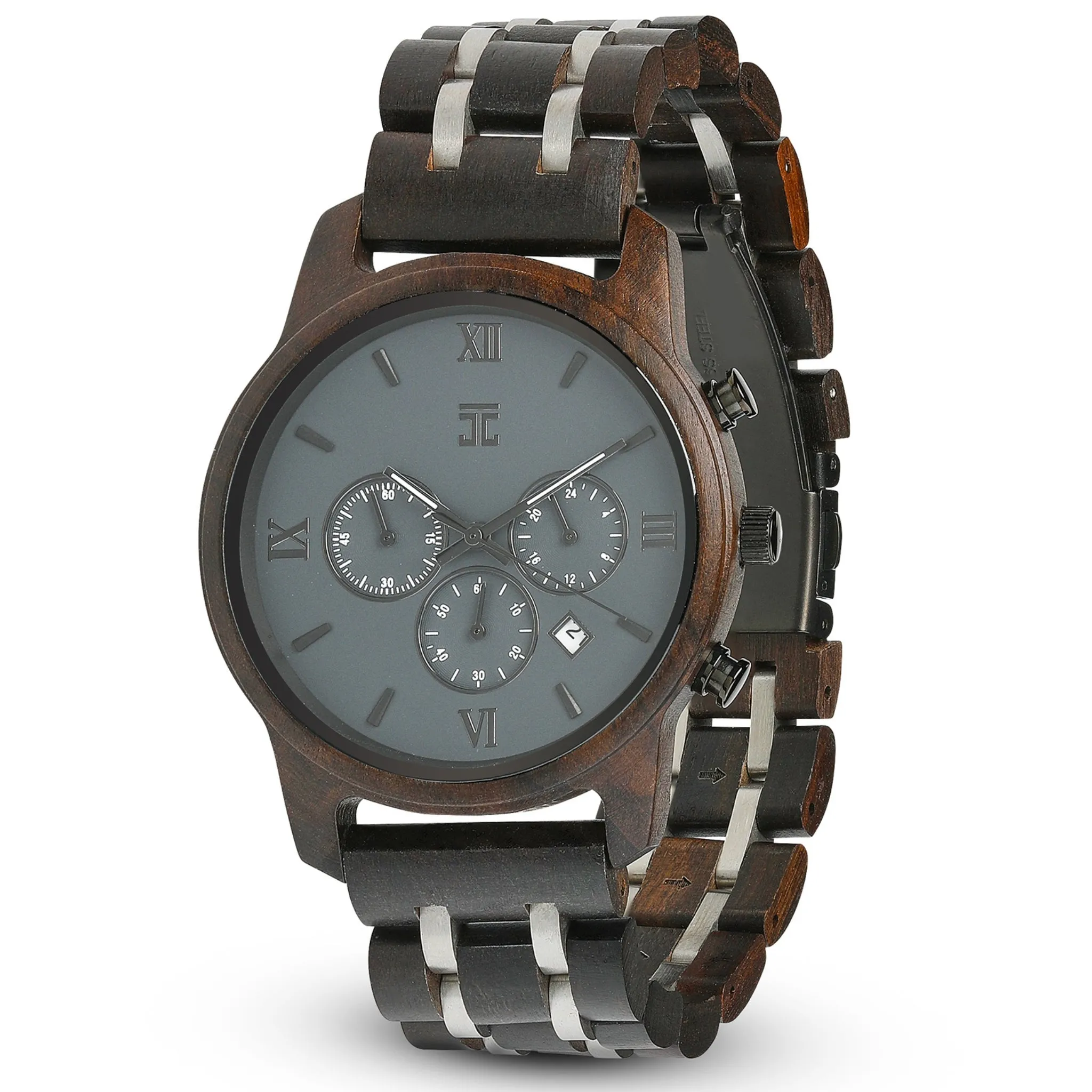 Silver Fox | Black Sandalwood Chronograph