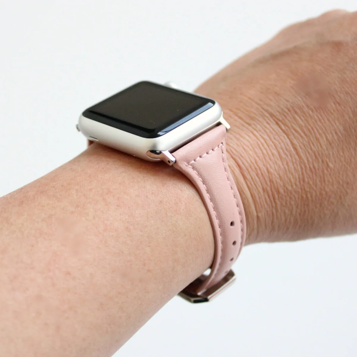 Slim Leather Watch Bands for Apple Watch