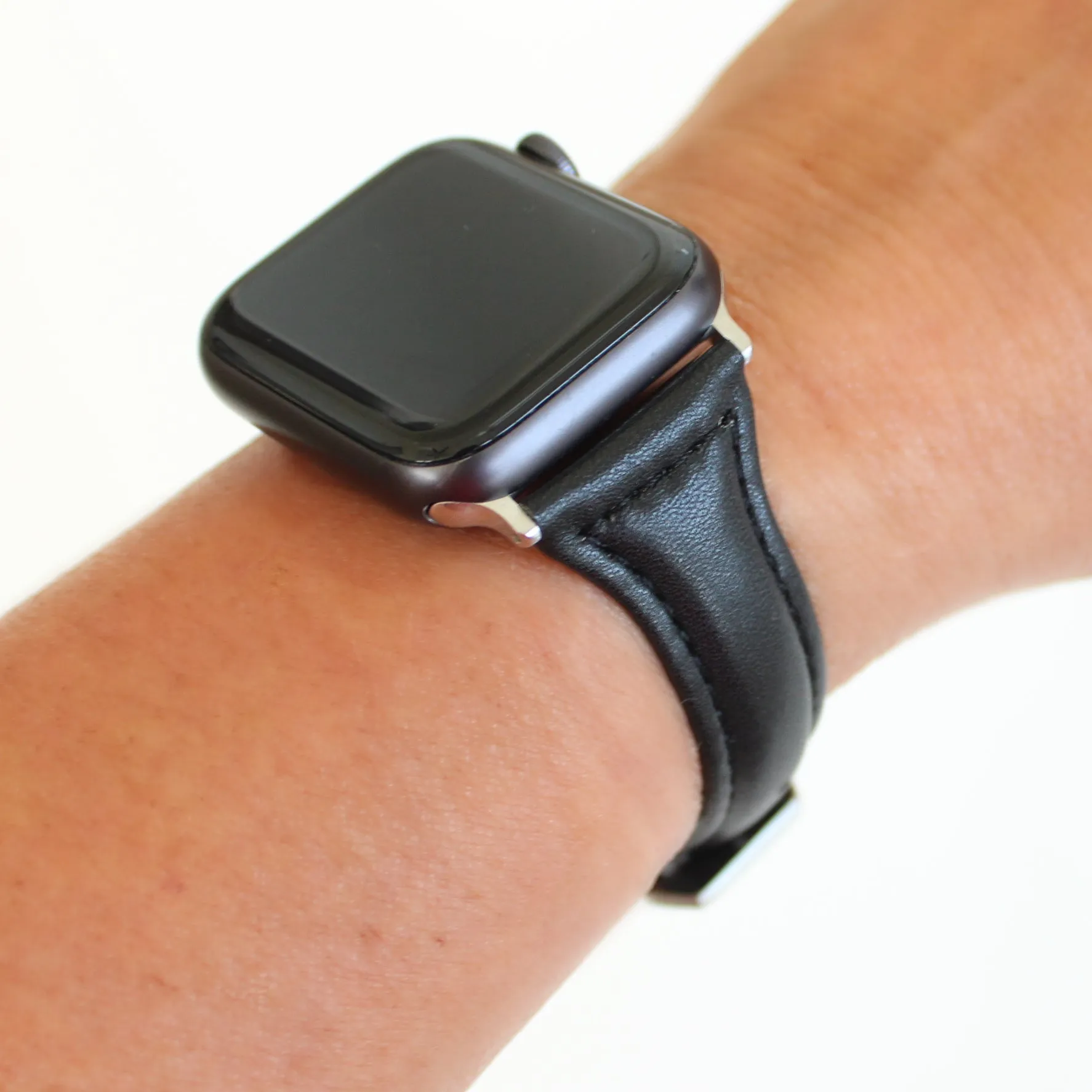 Slim Leather Watch Bands for Apple Watch