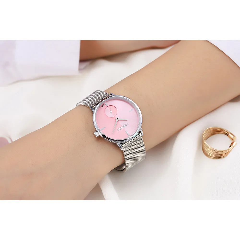 Spot mesh woven watch
