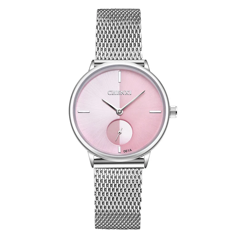 Spot mesh woven watch