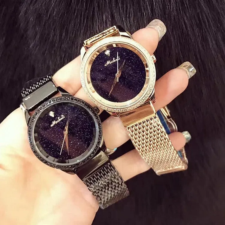 Starry Sky Stainless Steel Strap Women's Watch