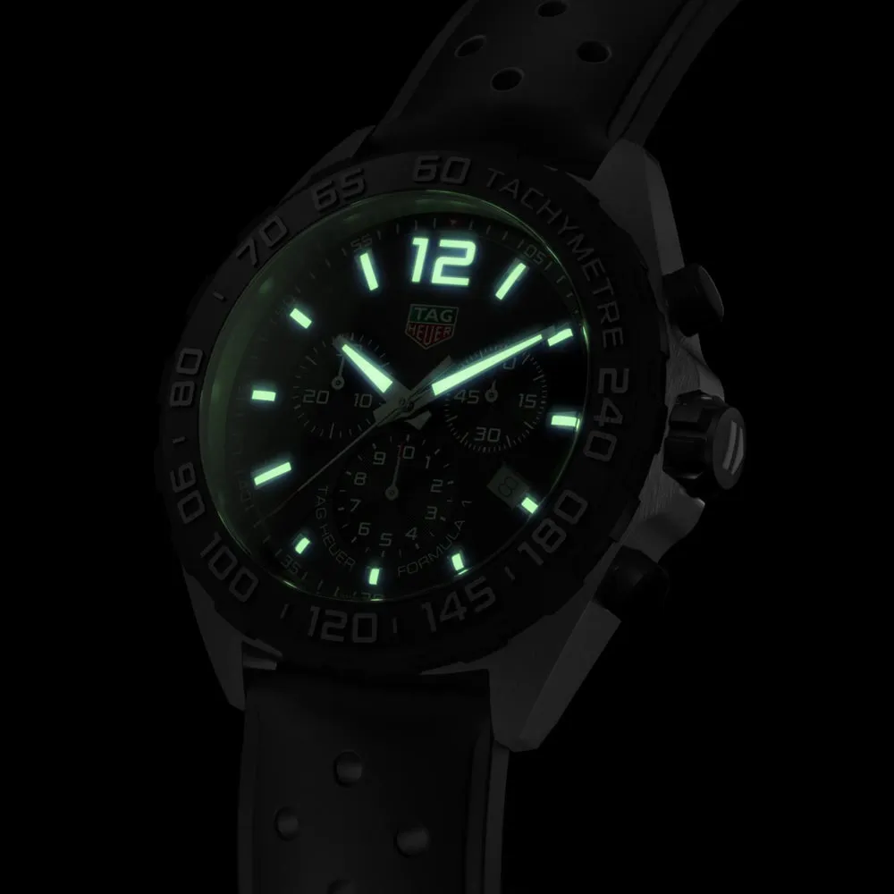 TAG Heuer Formula 1 43mm Black Dial Quartz Chronograph Gents Watch CAZ1010.FT8024